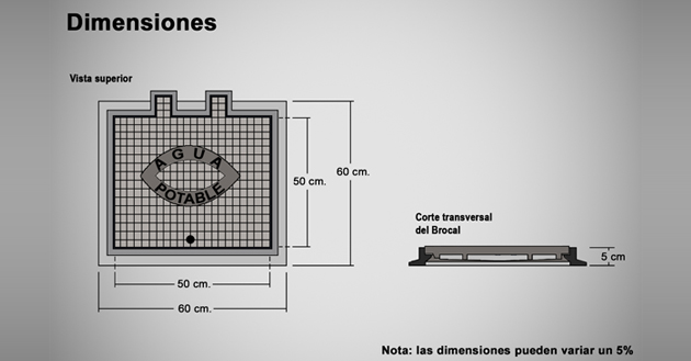 Marco y tapa para caja de válvulas (F-APD)