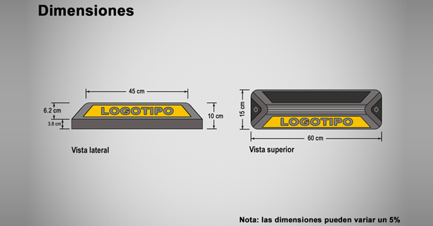 Topes para estacionamiento